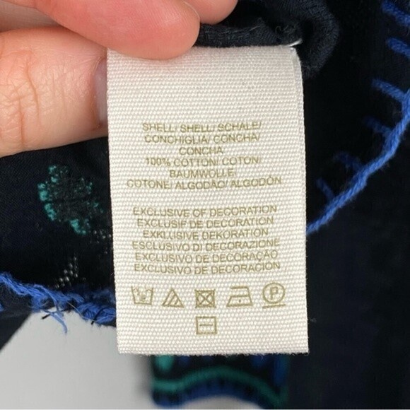 Free People Playa Del Rey Embroidered Crop Bell Sleeves Hoodie Black Size S - Picture 8 of 9